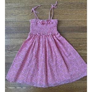 Crewcuts Girls' Sun Umbrella Smocked Dress Size 6